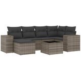  7-dijelni set vrtnih sofa sivi od poliratana | shoptok.hr