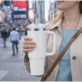  Velika termo šalica s ručkom i slamkom - 1,2 l | shoptok.hr