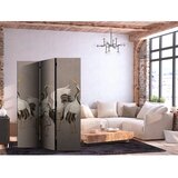  Paravan - Crane dance - bright silhouettes of birds on a warm grey background with texture 135x172 Dvostrani | shoptok.hr