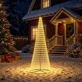  LED božićno drvce 1632 LED lampica Topla bijela Željezo | shoptok.hr