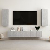  5-dijelni set TV ormarića siva boja betona od iverice | shoptok.hr
