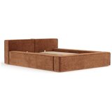 Maison de Rêve Narančasti tapecirani bračni krevet s prostorom za odlaganje s podnicom 180x200 cm Voliera – | shoptok.hr