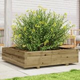  Vrtna sadilica 100x100x26,5 cm od impregnirane borovine | shoptok.hr