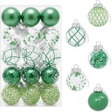  Set božićnih kuglica 30 kom. Ø 6 cm PET | shoptok.hr