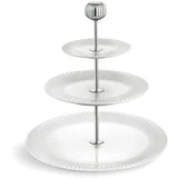 Trinadstropno belo porcelanasto stojalo Hammershoi Etagere, ⌀ 28 cm