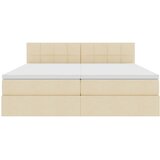  s od storage s madracem Krema 200 x 200 cm Lažna koža | shoptok.hr