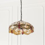 Endon 70824 - Luster na lancu Tiffany DRAGONFLY 3xE27/60W/230V prečnik 41 cm | Eponuda.com