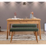 Hanah home Set Trpezarijski sto i 2 klupe Santiago 1070, Zelena Cijene