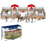 Magic Toys Horse Ranch Premium jahalna šola igralni set s figuricami, ogrado in dodatki | Shoptok.si