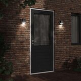  Vanjska zidna svjetiljka crna od nehrđajućeg čelika | shoptok.hr