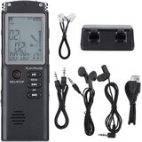 Verk 06297 digitalni diktafon in MP3 predvajalnik 8 GB, VOX, LCD zaslon, do 15 h delovanja | Shoptok.si