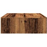  Stolić za kavu boja starog drva 100x100x35 cm konstruirano drvo | shoptok.hr