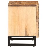  Noćni ormarići 2 kom 40x34x46 cm od masivnog grubog drva manga | shoptok.hr