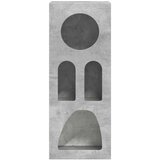  Strani šal Betonsko siva 40 x 35 x 100,5 cm Konstruiran les, (5000107831) | Shoptok.si