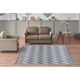 Kayoom PREPROGA Sarai 225 Grau / Weiß 120/170 cm tkano siva, bela | Shoptok.si