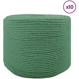 Pametna uže 10 kom. 2 mm 100 m Zelena 100% Pamuk | shoptok.hr