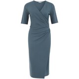 WE Fashion Obleka dimno modra | Shoptok.si