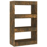 Maison Chic Knjižna omara - Knjižni regal dimljeni hrast 60x30x103 cm, (21723158) Cene