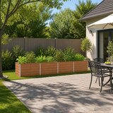  Povišeni vrtni krevet Drvena smeđa 320 x 80 x 55 cm | shoptok.hr