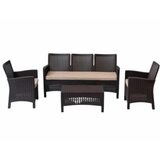  Baštenska garnitura Rattan 3 Brown 9403B | ePonuda.com