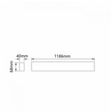 Dawn led svetiljka LL40120 20/30/40W cct crna 1,2 met | ePonuda.com
