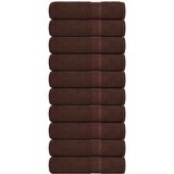 vidaXL Brisače za tuširanje 10 kos rjava 70x140cm 360 g/m² 100% bombaž | Shoptok.si