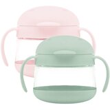 Ubbi 2 dijelni set posudica za grickalice sage & blush pink Cijene