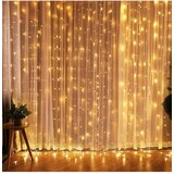 Master Lampice LED zavjesa USB Warm White 8 programa 5V 3x3m 300 ledova CSL-023- 07 | Eponuda.ba