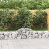  Obokane gabion košare 7 kosov 200x30x40/60 cm pocinkano železo Cene