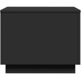  Stolić za kavu s LED svjetlima crni 50 x 50 x 40 cm | Eponuda.com