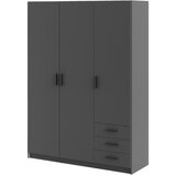 MID.YOU omara za oblačila, siva | Shoptok.si