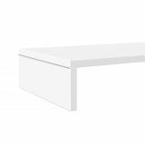  Stalak za monitor bijeli 100 x 27 x 10 cm od konstruiranog drva | Eponuda.ba
