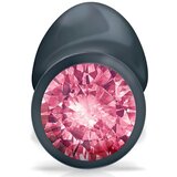 Dorcel Geisha Plug Ruby M - roza analni dildo (črn) | Shoptok.si