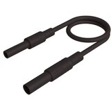 SKS Hirschmann MAL S GG-B 100/2\,5 sw varnostni merilni kabel 4 mm varnostni vtič 4 mm varnostna vtičnica 100 cm črna 1 kos, (20423368) Cene