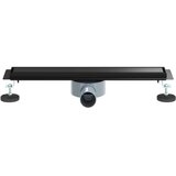Tuš odtok 2-v-1 z 360° sifonom Črna 50 cm Nerjaveče jeklo 304, (5000248848) | Shoptok.si