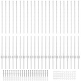 Stup za ogradu 22 pcs Srebrno 160 cm Čelik | shoptok.hr
