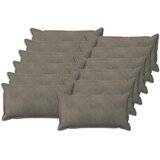  Presvlaka za jastuk 12 pcs HOUTEN Svjetlosiva 40 x 80 cm Baršun | shoptok.hr