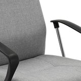 XORA vrtljivi stol kovina, umetna masa, tekstil svetlo siva | Shoptok.si