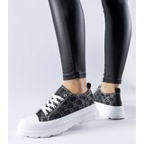 Gemre Black sneakers adorned with Antonella monogram | Shoptok.si