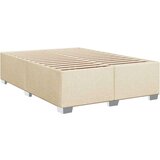  Krevet s oprugama i madracem krem 140x200 cm od tkanine | shoptok.hr