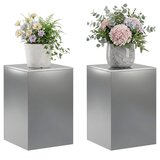  Stalak za biljke 2 pcs Srebrna 40 x 40 x 60 cm Nehrđajući čelik | shoptok.hr