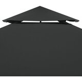  Zamjenski pokrov za sjenicu 310 g/m² tamnosivi 3 x 3 m | shoptok.hr
