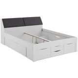 Mömax Postelja Maxi, S Predali, Bela, 180x200 | Shoptok.si