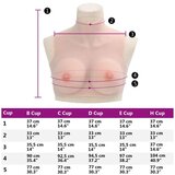  Silikonski prsni koš s grudima za bijelce E košarice | shoptok.hr