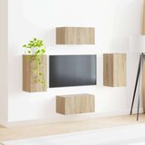 Komplet TV omaric 4 pcs Sonoma hrast Konstruiran les, (5000132675) | Shoptok.si
