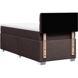  Krevet s oprugama i madracem tamnosmeđi 80x200 cm od tkanine | shoptok.hr