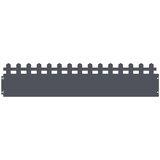 vidaXL Robniki za trato 30 pcs Antracit 103 x 0,05 x 22 cm Jeklo | Shoptok.si