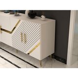 Hanah home komoda fuga KB150 white gold