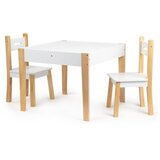  EcoToys set dječjeg stola sa stolicama bijeli | shoptok.hr
