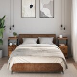  Noćni ormarići 2 kom Staro drvo 34x35,5x70 cm Konstruirano drvo | shoptok.hr